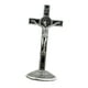 thumbnail image 3 of Crucifijo de pie con cruz de ST Crucifijo Estatua de Jesús Artesanía de aleación en cruz Religioso Estilo B, 3 of 9