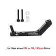 thumbnail image 2 of Road Bike Bike Disc Brake-Caliper Adapter Flat Mount To Post Mount, 2 of 6
