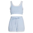 thumbnail image 5 of No Boundaries Juniors' Cropped Tank Top and Shorts Set, 2-Piece, 5 of 5