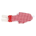 thumbnail image 1 of Herwey Parrots Pilot Suit, Tight Bowknot Design Red Grid Parrots Soft For Parakeet For Budgies For Macaw, 1 of 8