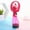 pink, variant on 2024 new Deluxe Handheld Battery Powered Water Misting Fan (Grey)