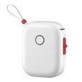 thumbnail image 1 of Portable Thermal Printer Mini Printer with Stickers Printer for Storage Office Home White, 1 of 8
