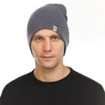 thumbnail image 2 of 100% Merino Wool Knit Beanie - Heavyweight, 2 of 11