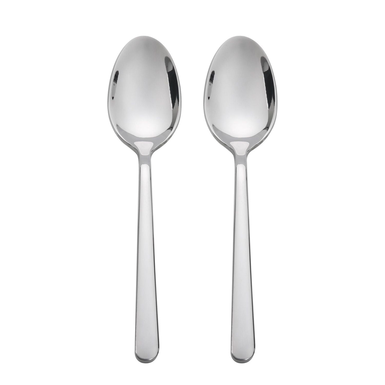 HomeTrends 2pc Forged Stainless Steel Dinner Spoons Silver