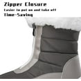 thumbnail image 4 of Women's Winter Snow Boots - Lightweight Waterproof Booties for Skiing & Outdoor Activities, 4 of 12