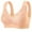 Beige, variant on Maplenight T-Shirt Bralettes for Women Full Coverage Support Push Up Wireless Bras Breathable Comfy Everyday Bra
