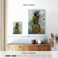 thumbnail image 4 of Elephant Stock Pineapple Color Splash Paint Wall Art - Vertical Canvas Wall Art - Living Room Wall Decor - Food And Drink Canvas - Green And Yellow Decor - 16" x 24", 4 of 8