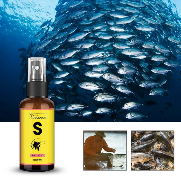 2023 New Natural Bait Scent Fish attractants for baits,Bait Liquid for  Fishing,Fish Bites Saltwater, Strong Fish Attractant Safe,Scent Fish