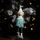 thumbnail image 4 of Bearachild Adornos navideños de muñeco de Papá Noel sueco, chimenea colgante para árbol de Navidad, 2 uds. Kits de decoración para fiestas azul, 4 of 6