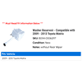 thumbnail image 2 of Washer Reservoir - Compatible with 2009 - 2013 Toyota Matrix 2010 2011 2012, 2 of 2