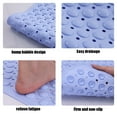 thumbnail image 6 of Non-Slip Bath Mat with Suction Cups | Dolphins Design Foot Scrubber | PVC Waterproof Floor Mat for Shower & Bathtub | 35x70cm Quick-Dry Bathroom Mat in 5 Colors, 6 of 6