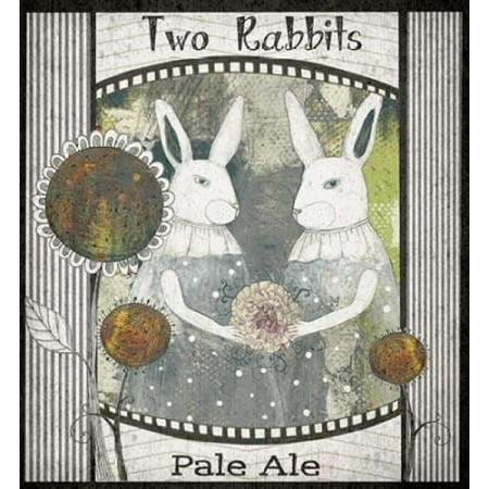 Two Rabbits Pale Ale Stretched Canvas - Sarah Ogren (12 x (Best Pale Ale Beer)