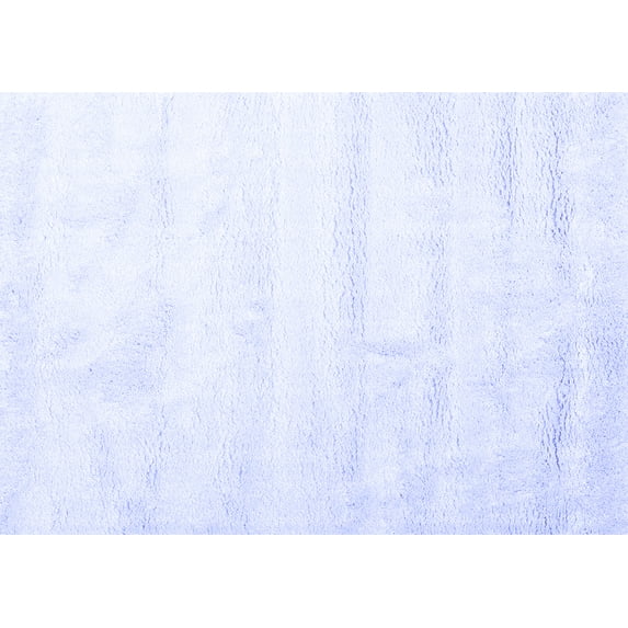 Ahgly Company Indoor Rectangle Solid Blue Modern Area Rugs, 8' x 10'