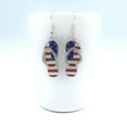 thumbnail image 6 of Fourth of July Earrings for Women - Patriotic Earrings - Flip Flop Jewelry (Flip Flop Jewelry Set), 6 of 7