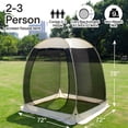 thumbnail image 2 of Carpa Casa Alvantor Pop Up Exterior 1.8x1.8 m Beige, 2 of 9
