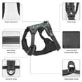 thumbnail image 3 of Vsdgher Skull cute organ Pattern Dog Harness,No Pull Pet Harness with Soft Padded Handle,Adjustable Reflective Vest with 2 Buckles,4 Slide Buckles,S-XL X-Large, 3 of 5