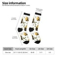 thumbnail image 2 of Gaeub Honey Bee Insect Print Adult Crew Socks,Mid-Calf Socks,Stylish & Comfortable Adult Socks for Men & Women,Crew Athletic Socks for Sport Running Traveling, 2 of 6