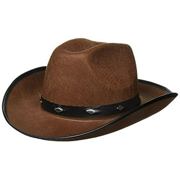 Kangaroo Chapeau de Cowboy à Clous Brun