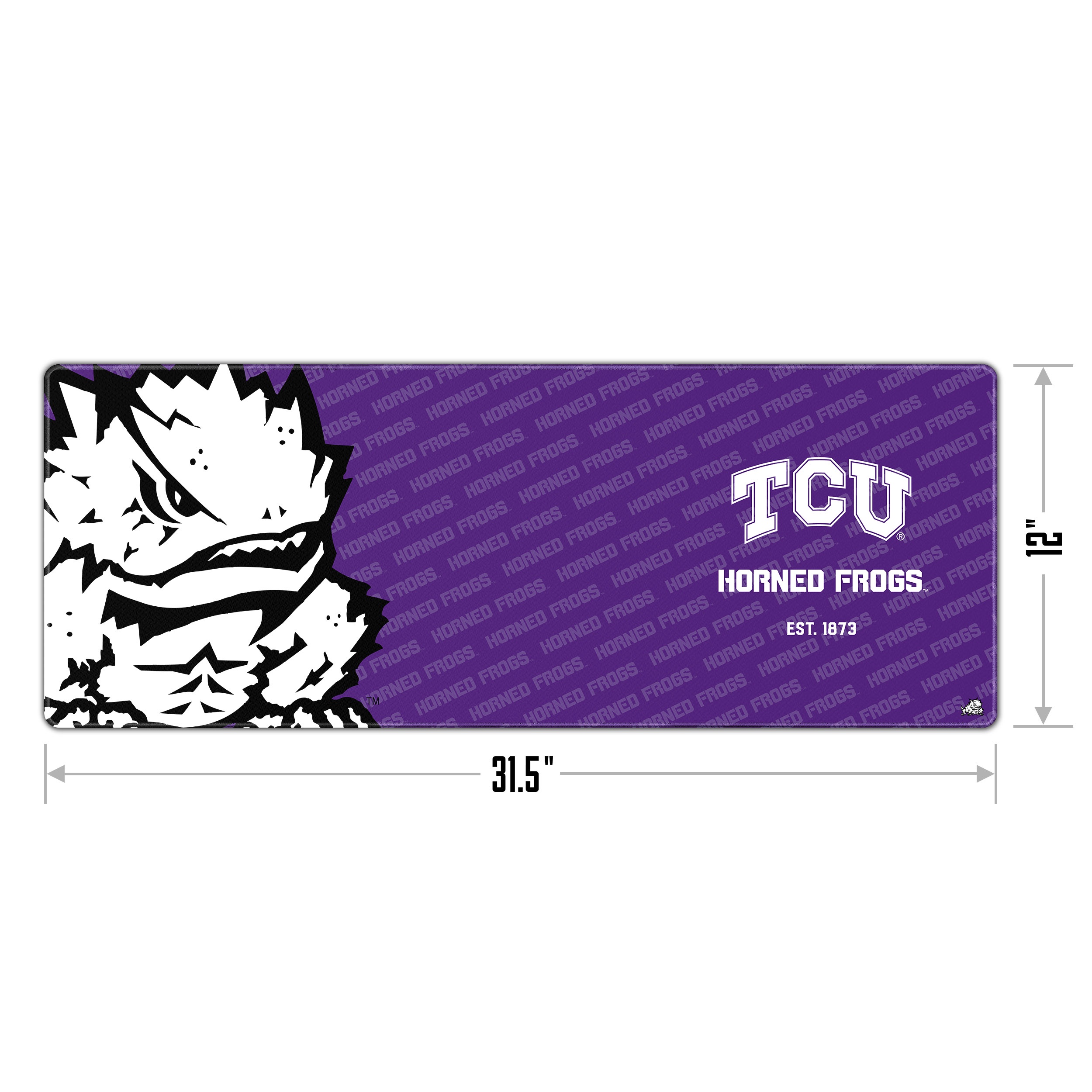 TCU Horned Frogs Logo Series Desk Pad SMU