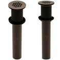 thumbnail image 6 of Novatto TCU-004ANORB Quito Pequeno Small Oval Copper Undermount Bath Sink Set in Antique with Drain, 6 of 7