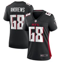 Women's Nike Josh Andrews Black Atlanta Falcons Game Player Jersey
