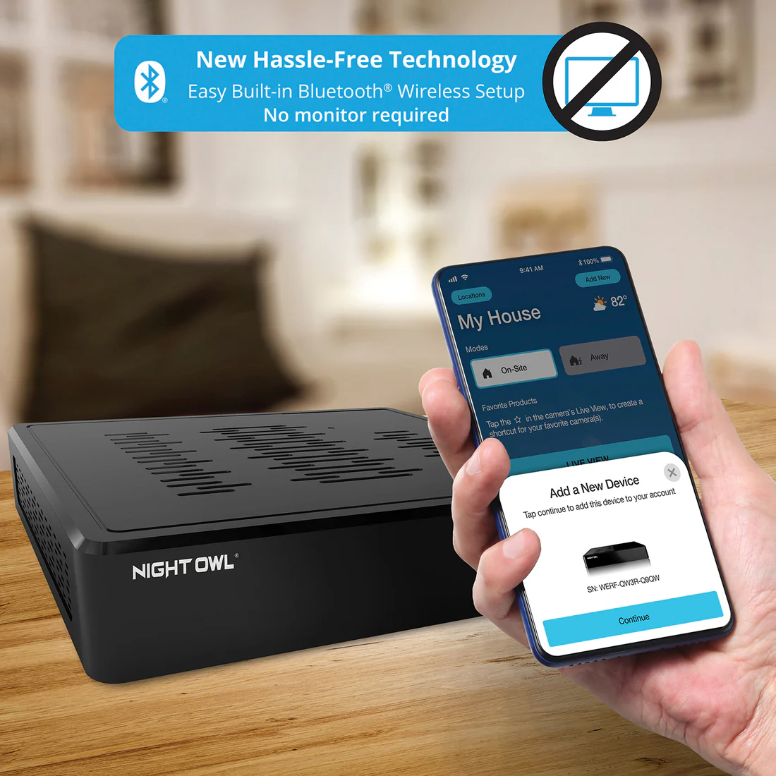 Night Owl Power over Ethernet 12 Channel NVR Security System with 2TB Hard Drive and 6 Wired IP 4K Deterrence Cameras