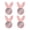 Light Pink, variant on Secure Earring Backs for Heavy Earrings Comfortable Support Droopy Ears