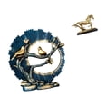 thumbnail image 6 of Figurine Knick Knack Horse Sculpture Resin Compact Size for Newlyweds Home Office Desk Mantel Display, 6 of 8