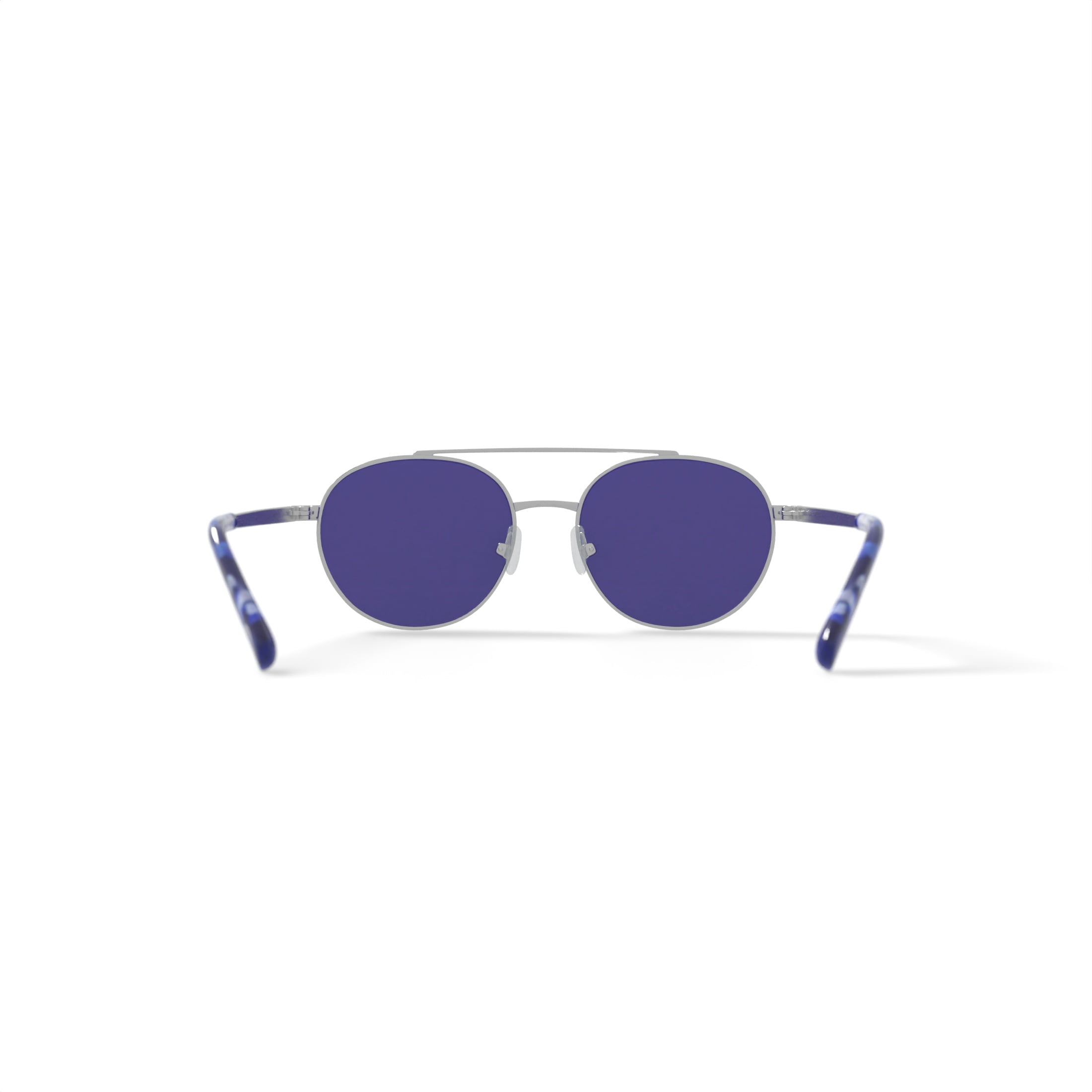 Nautica Women's Rx'able Fashion Sunglasses, NLS6012, Silver, 53-18-140, with Case
