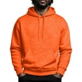 thumbnail image 3 of UDAUDU Mens Hoodie Fashion Long Sleeve Hoodies Casual Drawstring Fall Winter Workout Pullover Sweatshirt for Men with Pockets S, 3 of 9