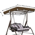 thumbnail image 3 of BotaniNest Heavy Duty All Weather Outdoor Swing Cover For Year Round And Extended Lifespan, 3 of 6