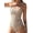 Cantaloupe Orange Ditsy, variant on Women Swimsuit One Piece Bathing Suit Square Neck Cutout Back Tummy Control with Adjustable Spaghetti Straps Size M