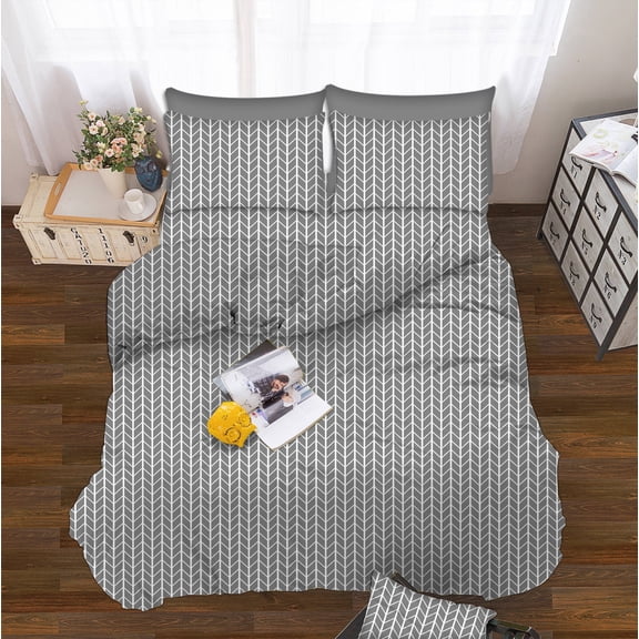 Elegant Comfort Wrinkle Free 1500 Series Sheet set , Queen Grey