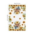thumbnail image 3 of Highland Cow Kitchen Towel, Absorbent Highland Cow Dish Towel, Watercolor Sunflower Tea Hand Dishcloth, For Farmhouse Bathroom, Housewarming Gift, 16" x 24", 3 of 6