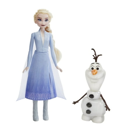 Disney Frozen 2 Talk and Glow Remote Control Olaf with Elsa Fashion Doll