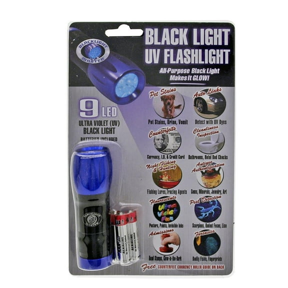 "Tarrkenn 9 LED Black Light UV Flashlight"