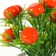 thumbnail image 2 of WORGEOUS Flor falsa con cesta de bicicleta, decoración de flores falsas de naranja simulada, centro de mesa de flores artificiales, 2 of 8