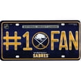 thumbnail image 1 of Buffalo Sabres #1 Fan Metal License Plate, 1 of 1