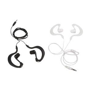 2 Pack Waterproof IPX-8 3.5mm Hook Swimming Headphone Earphone for