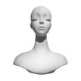 thumbnail image 1 of Cabeza de maniquí con estilo de hombro soporte de cabeza femenina para pelucas collares salón de belleza, 1 of 9