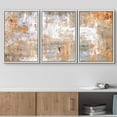 thumbnail image 2 of wall26 Framed Canvas Print Wall Art Set Grey &amp; Brown Grunge Brushstrokes Abstract Shapes Illustrations Modern Art Chic Colorful Multicolor Ultra for Living Room, Bedroom, Office - 16"x24&quo, 2 of 5
