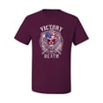 thumbnail image 2 of Wild Bobby, American Skull Victory or Death, Pop Culture, Men Graphic Tees, Maroon, Medium, 2 of 3