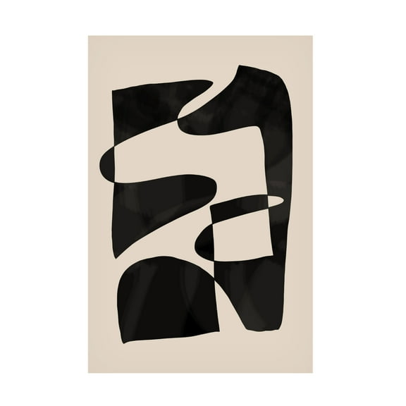 Trademark Fine Art Melloi Art Prints Abstract 4 Canvas Wall Art