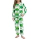 thumbnail image 1 of Camisas de Manga Larga para Niños para Niños Conjunto Impreso con Pantalones para las Vacaciones Del Día de San Patricio Y Ropa Casual para Niñas Camisas de Manga Larga, 1 of 9