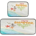 thumbnail image 7 of SKYSONIC Beach Sandy Starfish Anchor Kitchen Mats and Rugs Enjoy Summer Holidays Floor Runner Area Rug Washable Carpet Perfect for Living Room Bedroom Entryway,19.7"x27.6"+19.7"x47.2", 7 of 7