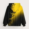 thumbnail image 6 of CYRBOKO Boys Sweatshirts, Casual Long Sleeve Gradient Printed Hooded Pullover Tops Yellow Size 13-14 T, 6 of 7