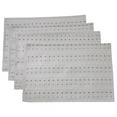 thumbnail image 1 of SARO 2136.GY1319B Stitched Line Table Mats  Grey - Set of 4, 1 of 1