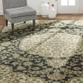 thumbnail image 6 of Home Dynamix Royalty Medallion Traditional Area Rug, Black/Ivory, 7'8"x10'4", 6 of 6