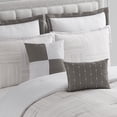 thumbnail image 4 of Sweet Home Collection Walter 7 Piece Stripe Squares Comforter Set, 4 of 5