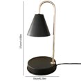 thumbnail image 2 of Lámpara de cera de vela con temporizador, luz de vela de aromaterapia para decoración de casa y oficina, 2 of 9